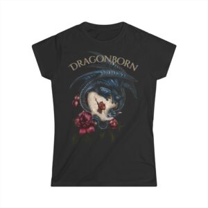 Dragonborn Black Gothic T-shirt
