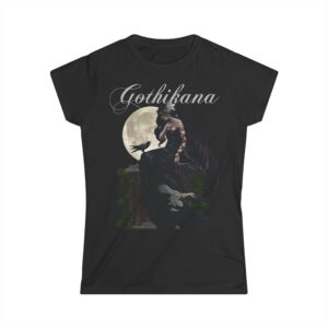 Gothikana RavenMoon Black T-shirt