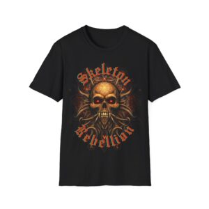 Skeleton Rebellion Black T-shirt