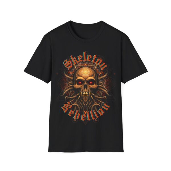 Skeleton Rebellion Black T-shirt